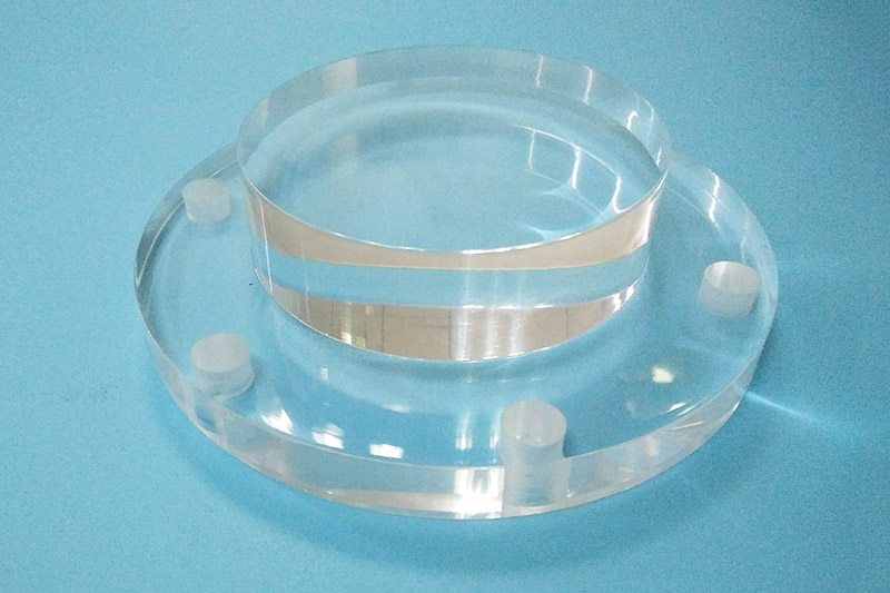 有机抛光台阶玻璃